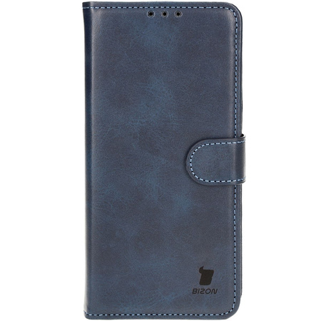 Etui z klapką Bizon Case Pocket do iPhone 16 Pro Max, granatowe