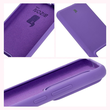 Silikonowe etui Bizon Soft Case do Realme GT 7 Pro, fioletowe