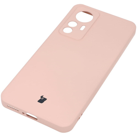 Etui Bizon Case Silicone do Xiaomi 12T, jasnoróżowe