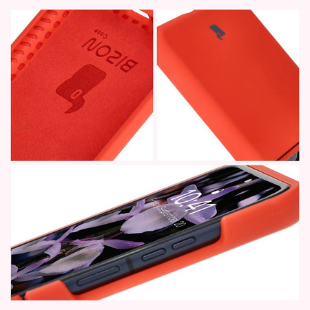 Silikonowe etui Bizon Soft Case do Motorola Razr 50 Ultra, czerwone