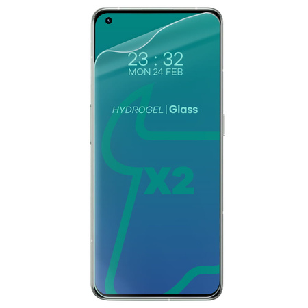 Folia hydrożelowa na ekran Bizon Glass Hydrogel, Realme GT2 Pro, 2 sztuki