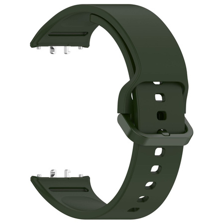 Pasek Bizon Strap Watch Silicone do Galaxy Fit 3, ciemnozielony