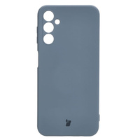Etui Bizon Case Silicone do Galaxy A14 4G/5G, szare