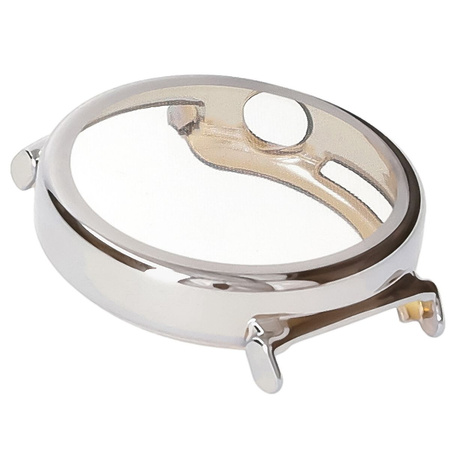 Etui Bizon Case Watch Felipe do Huawei Watch GT 5 41 mm, srebrne