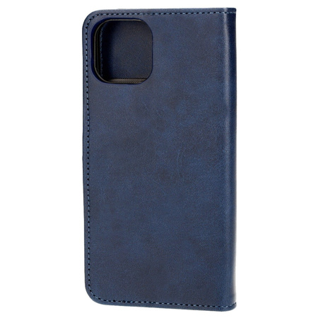 Etui z klapką Bizon Case Pocket do iPhone 14, granatowe