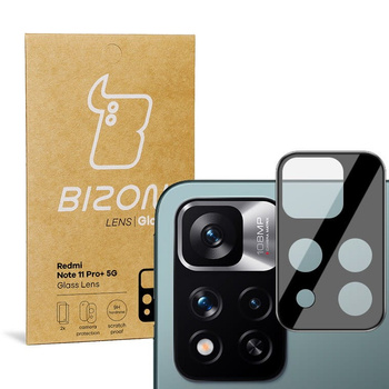 Szkło na aparat Bizon Glass Silk Lens dla Redmi Note 11 Pro+ 5G, 2 sztuki