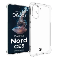 Elastyczne etui Bizon Case Salpa do OnePlus Nord CE5 5G, przezroczyste