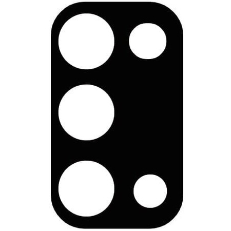 Szkło hartowane Bizon Glass Edge - 2 sztuki + ochrona na obiektyw, Oppo A54 5G / A74 5G, czarne