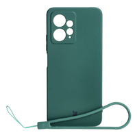Etui Bizon Case Silicone do Xiaomi Redmi Note 12 4G, ciemnozielone