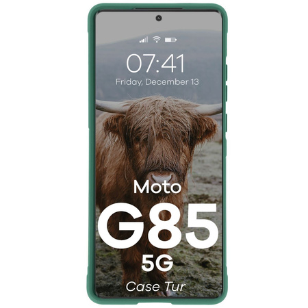 Pancerne etui Bizon Case Tur do Motorola Moto G85 5G, ciemnozielone
