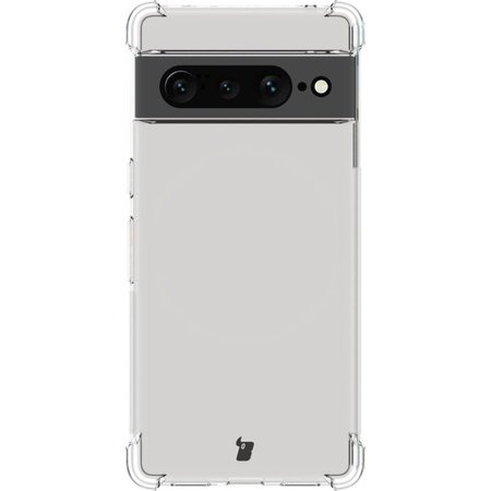 Etui + 2x folia Bizon Case Clear Pack do Google Pixel 7 Pro, przezroczyste