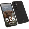 Pancerne etui Bizon Case Tur do Galaxy S25 Plus, czarne