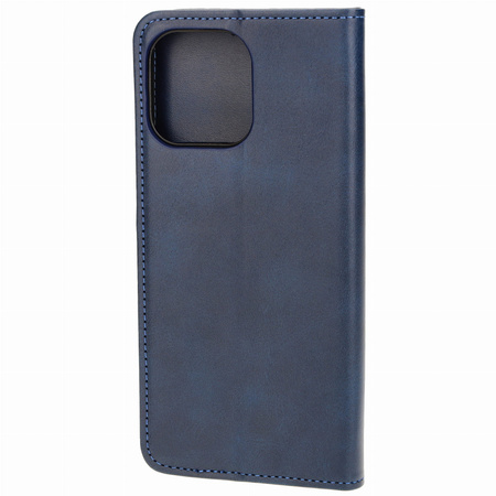 Etui z klapką Bizon Case Pocket Pro do iPhone 14 Pro Max, granatowe