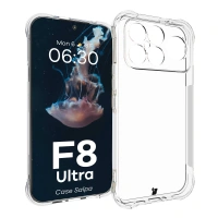 Elastyczne etui Bizon Case Salpa do Xiaomi POCO F8 Ultra, przezroczyste