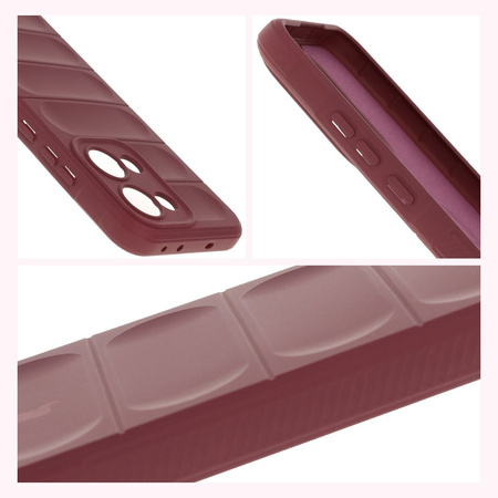 Pancerne etui Bizon Case Tur do Oppo Reno13, burgundowe