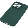 Etui Bizon Case Silicone do iPhone 14 Pro, ciemnozielone