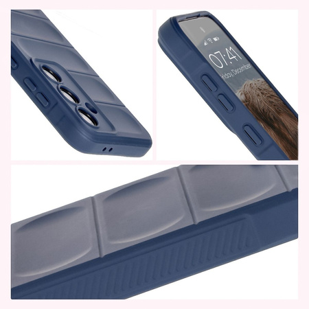 Pancerne etui Bizon Case Tur do Galaxy S24 FE, granatowe