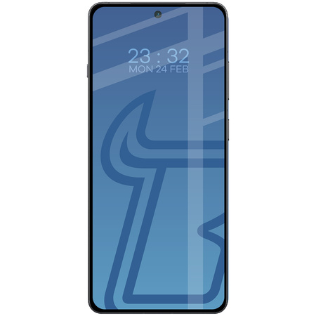 Szkło hartowane Bizon Glass Edge 2 do Galaxy S25 Ultra, czarna ramka