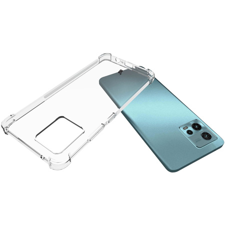 Etui + 2x folia Bizon Case Clear Pack do Motorola Moto G72, przezroczyste