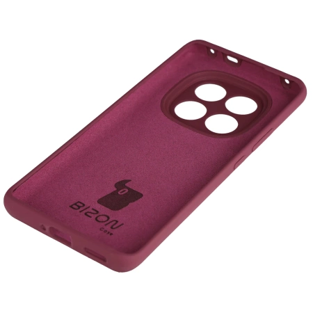 Silikonowe etui Bizon Soft Case do Xiaomi Redmi Note 14 Pro Plus 5G, ciemnofioletowe