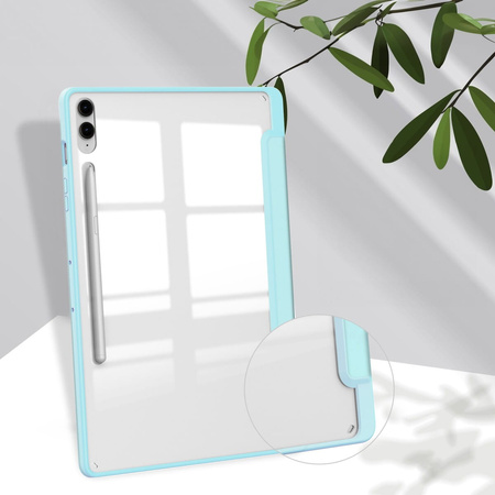 Etui Bizon Case Tab Clear Matt do Galaxy Tab S9 FE Plus, błękitne