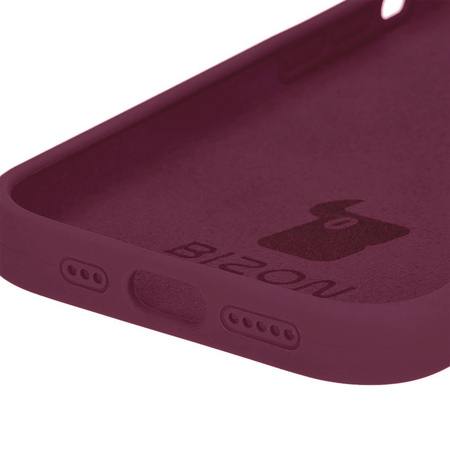 Etui silikonowe do Apple iPhone 14 Pro Bizon Soft Case, ciemnofioletowe