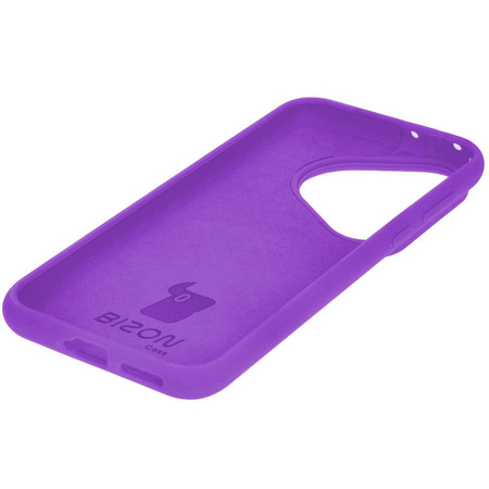 Silikonowe etui Bizon Soft Case do Huawei Pura 70 Pro / Pro+, fioletowe