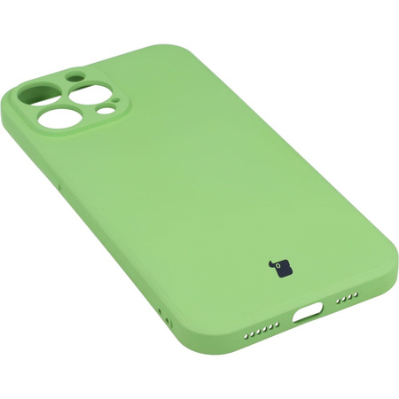 Etui Bizon Case Silicone do iPhone 13 Pro Max, zielone