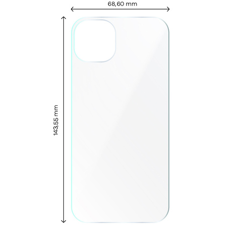 Folia hydrożelowa na tył Bizon Glass Hydrogel Back Duo, iPhone 13, 2 sztuki