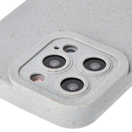 Ekologiczne etui Bizon Bio-Case do iPhone 14 Pro, szare