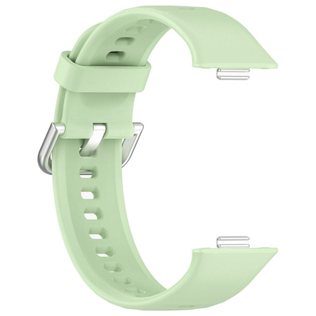Pasek Bizon Strap Watch Silicone Pro SR do Huawei Watch Fit 3, jasnozielony