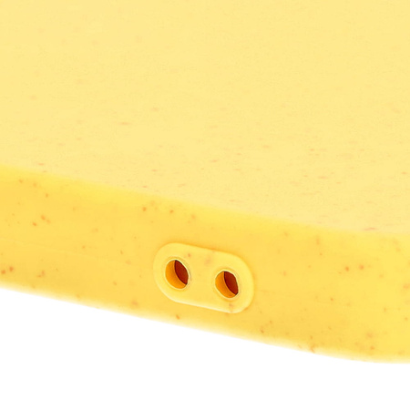 Ekologiczne etui Bizon Bio-Case do iPhone 13 Pro, żółte