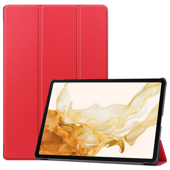 Etui Bizon Case Tab Croc do Galaxy Tab S10 Plus / S9 Plus, czerwone