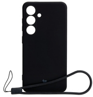 Etui Bizon Case Silicone Sq do Galaxy S24, czarne