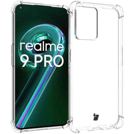 Etui + 2x szkło Bizon Case Clear Pack do Realme 9 Pro, przezroczyste