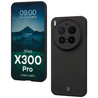 Etui Bizon Case Łupka do Vivo X300 Pro, czarne