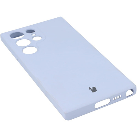 Etui Bizon Case Silicone Sq do Samsung Galaxy S23 Ultra, jasnofioletowe