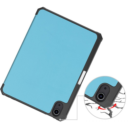 Etui Bizon Case Tab Lizard do iPad Mini 7 2024 / iPad Mini 6 2021, błękitne