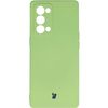 Etui Bizon Case Silicone do Oppo Reno 6 Pro, jasnozielone