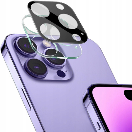 Etui + 2x szkło hartowane + szkiełko na obiektyw Bizon Case Clear Pack do iPhone 16 Pro Max
