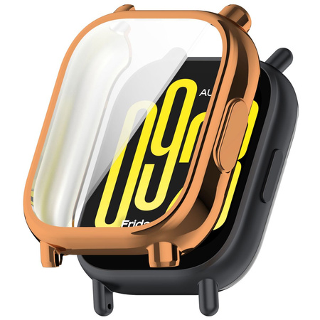 Etui Bizon Case Watch Felipe do Xiaomi Redmi Watch 5 Lite, różowozłote