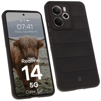 Pancerne etui Bizon Case Tur do Realme 14 5G, czarne