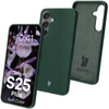 Silikonowe etui Bizon Soft Case do Galaxy S25 Plus, ciemnozielone
