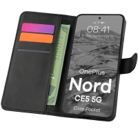 Etui z klapką Bizon Case Pocket do OnePlus Nord CE5 5G, czarne