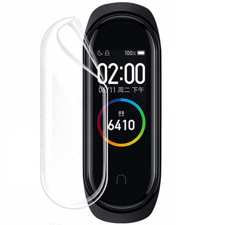 Folia hydrożelowa na ekran Bizon Glass Watch Hydrogel Duo, Xiaomi Mi Band 6 / 5, 2 sztuki