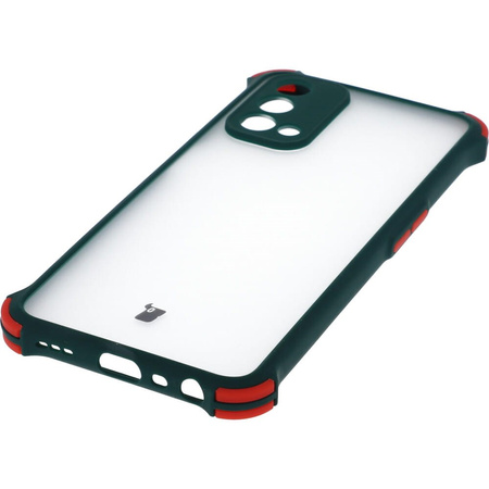 Etui Bizon Case AntiShock Hybrid do Oppo A93 5G / OnePlus Nord N200 5G, ciemnozielone