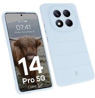 Pancerne etui Bizon Case Tur do Xiaomi Redmi Note 14 Pro 5G / Poco X7, jasnoniebieskie