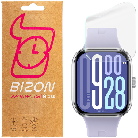 Folia hydrożelowa na ekran Bizon Glass Watch Hydrogel do Xiaomi Smart Band 9 Pro, 2 sztuki