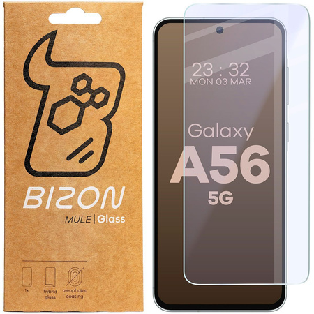 Elastyczne szkło hybrydowe Bizon Glass Mule do Galaxy A56 5G