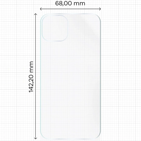 Folia hydrożelowa na tył Bizon Glass Hydrogel Back do iPhone 13, 1 sztuka